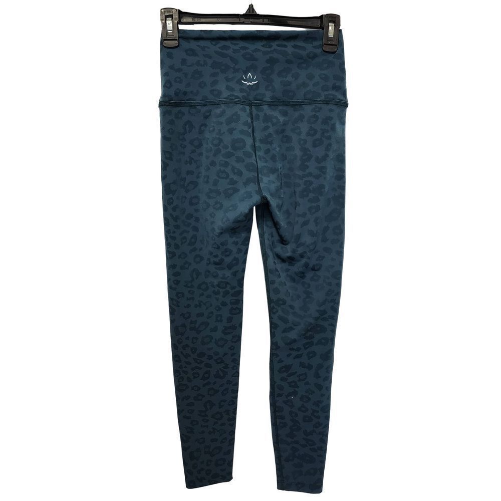 Beyond Yoga Leopard high waisted midi legging navy blue Size M - Picture 2 of 7